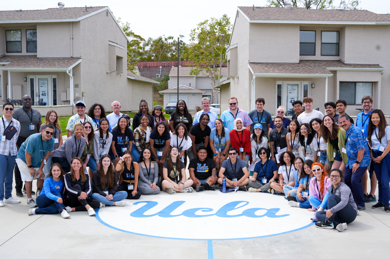 A group of UCLA staff members who couldn't be more excited to help students succeed.
