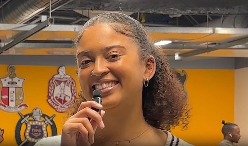 Black Bruin Resource Center program manager Audrey Hudlin and fourth-year student Ryen Clark detail how the BBRC supports students.