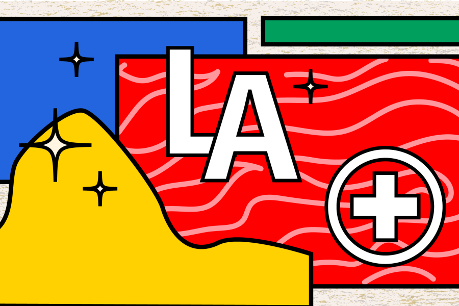 Illustration of Los Angeles County Department of Public Health guidelines and protocols 